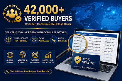 42,000 Verified Global Buyers contact